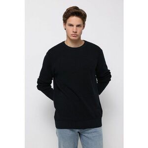 Bluza de trening regular fit de bumbac cu aspect texturat - Albastru ultramarin imagine