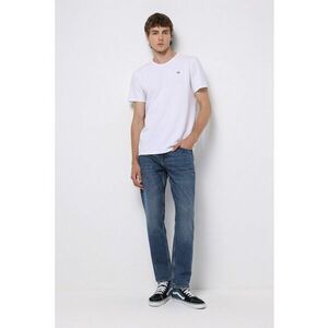 Blugi regular fit cu talie medie - Albastru pastel imagine