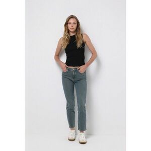 Blugi slim fit - Albastru melange imagine