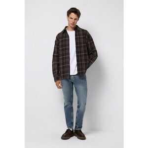 Blugi regular fit - Albastru melange imagine