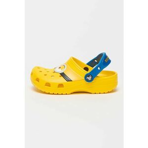 Saboti slingback de cauciuc - Galben sofran/Gri cenusiu/Albastru royal imagine