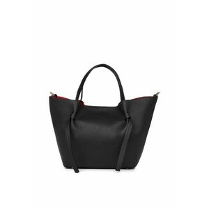 Geanta shopper din piele naturala Veronica - Negru imagine