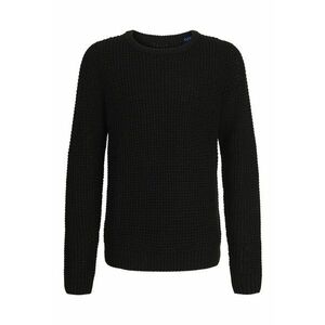 Pulover cu aspect texturat - Negru imagine