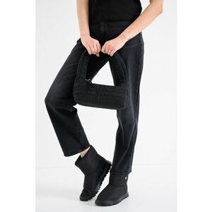 Blugi crop slim fit Layla - Negru melange imagine