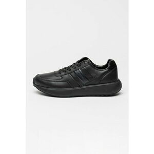 Pantofi sport de piele cu logo City Runner - Negru imagine