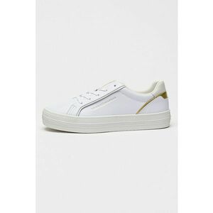Pantofi sport low-cut de piele - Alb imagine