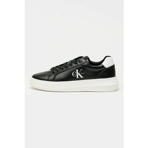 Pantofi sport de piele cu logo - Negru imagine