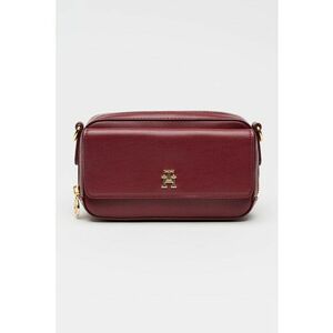 Geanta crossbody de piele ecologica - Rosu inchis imagine