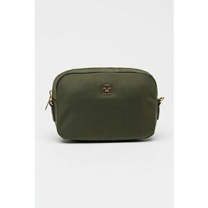 Geanta crossbody cu logo - Verde inchis imagine