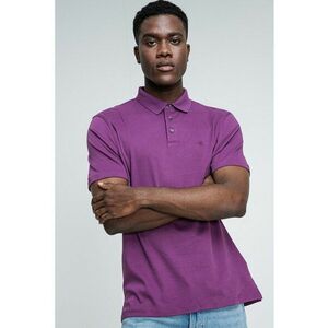 Tricou polo din bumbac - Ametist imagine
