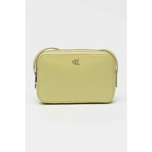 Geanta crossbody de piele ecologica cu bareta ajustabila - Verde pal imagine