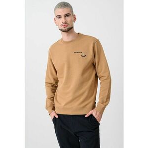 Bluza de trening cu model grafic - Caramel imagine