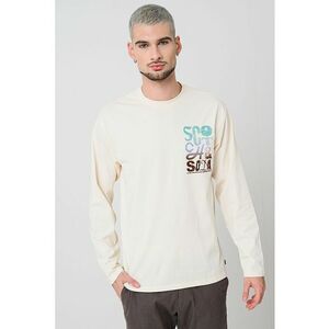 Bluza cu imprimeu grafic - Turcoaz/Bej deschis imagine