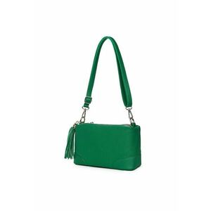 Poseta din piele cu trei compartimente Irene verde - Verde imagine