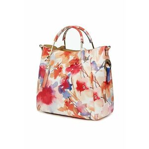 Geanta dama din piele naturala Fabiana cu model - Floricele imagine