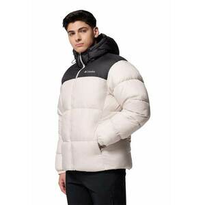 Geaca bufanta cu aspect matlasat Puffect II - Negru stins/Bej deschis imagine