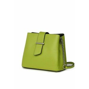 Mini poseta dama din piele Avery - Verde fistic imagine