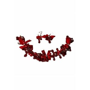 Set Coronita Modelatoare - Accesorii Par si Cercei Nicoletta - Aliaj metalic - Auriu imagine