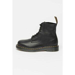 Ghete unisex de piele cu sireturi 1460 Pascal - Negru imagine