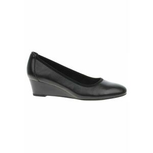 Pantofi din piele cu talpa wedge imagine