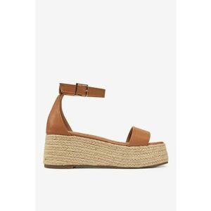 Sandale cu platforma Sintetic - Maro - Maro imagine