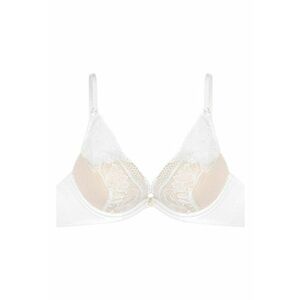 Sutien push-up Nathalie alb crem - Alb imagine