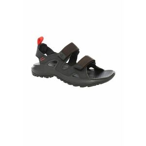 Sandale cu inchidere velcro si detalii contrastante Hedgehog - Gri inchis imagine