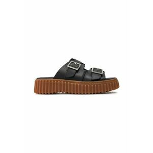Slapi dama - 303500 - Piele naturala - Negru - imagine