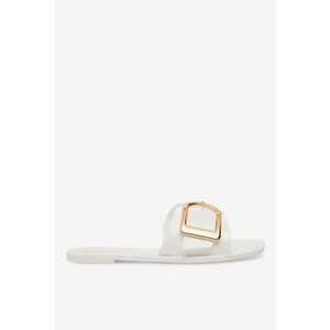 Papuci dama 5905588421726 - Sintetic - 40 EU - Alb imagine