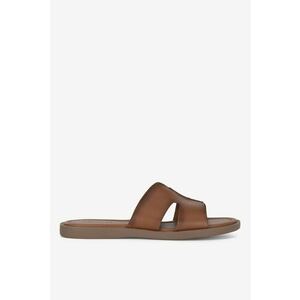 Papuci dama 5905588572206 - Piele naturala - Maro - Maro imagine