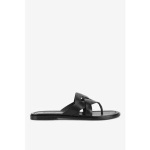 Papuci dama 5903698620053 - Piele naturala - Negru - Negru imagine