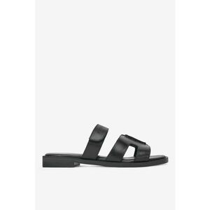 Papuci dama 5904862299891 - Piele naturala - Negru - Negru imagine
