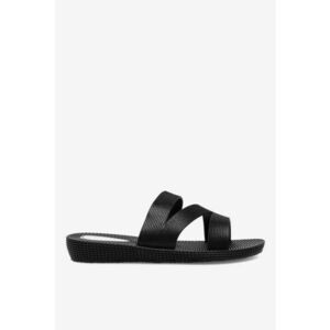 Papuci dama 5905588621058 - Sintetic - Negru - Negru imagine