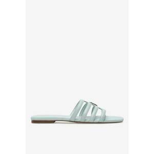 Papuci dama 5905588360735 - Piele naturala - Verde - Verde imagine