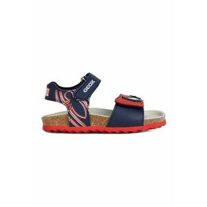 Sandale cu velcro si model Spider-Man - Rosu/Alb/Bleumarin imagine