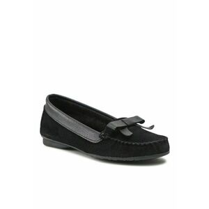 Mocasini dama 300316962 - Piele intoarsa - Negru - Negru imagine