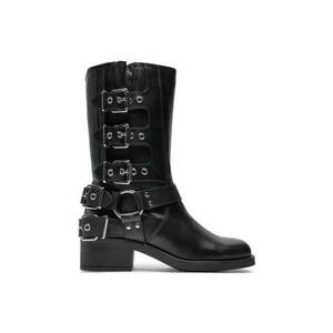 Ghete dama 304205880 - Piele naturala - Negru - Negru imagine