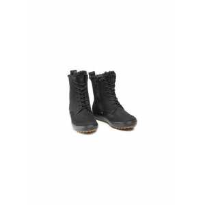 Ghete dama 209120233 - Piele naturala - 35 EU - Negru imagine
