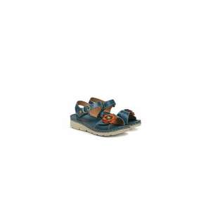 Sandale dama 305012746 - Piele naturala - Albastru - Albastru imagine