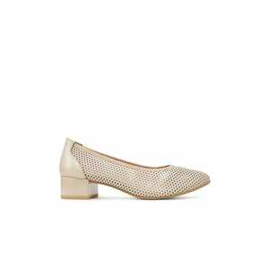 Pantofi dama 305309815 - Piele naturala - Bej - Bej imagine