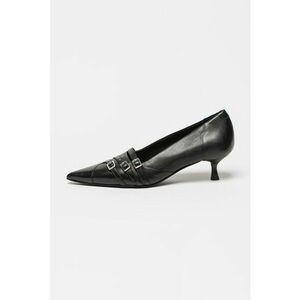 Pantofi cu toc kitten Lykke - Negru imagine