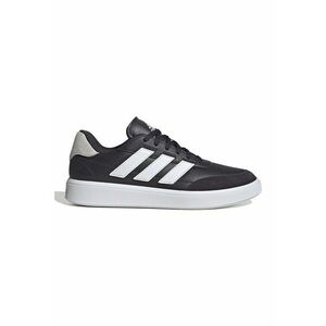 Pantofi sport din piele ecologica si piele intoarsa sintetica Courtblock - Alb/Bleumarin imagine