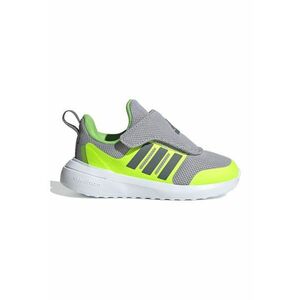 Pantofi sport cu inchidere velcro FortaRun 2.0 AC - Gri/Verde lime imagine