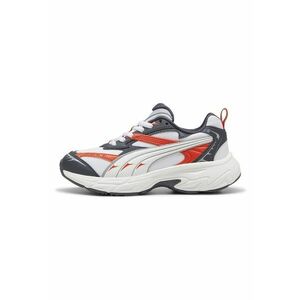 Pantofi sport din piele ecologica cu garnituri din plasa Morphic Techie - Rosu/Alb/Gri inchis imagine