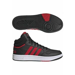 Pantofi Sport Barbati - HOOPS MID - Sintetic - Negru - Negru imagine