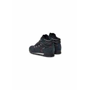 Bocanci trekking barbati 304161728 - Piele naturala - Negru imagine