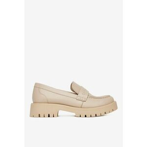Mocasini dama 5903419772511 - Piele naturala - Bej - Bej imagine