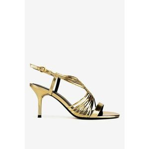 Sandale dama 5903419934896 - Piele naturala - Auriu - Auriu imagine