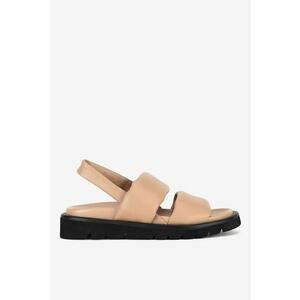 Sandale dama 5903698027548 - Piele naturala - Bej - Bej imagine