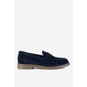 Mocasini dama 5903698048963 - Piele intoarsa - Albastru - Albastru imagine
